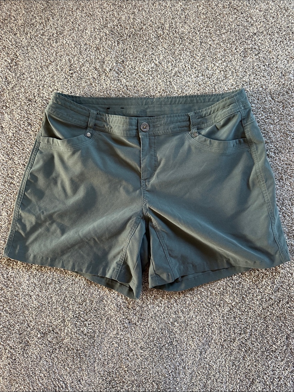 Kuhl Women's Olive Green Outdoor Shorts